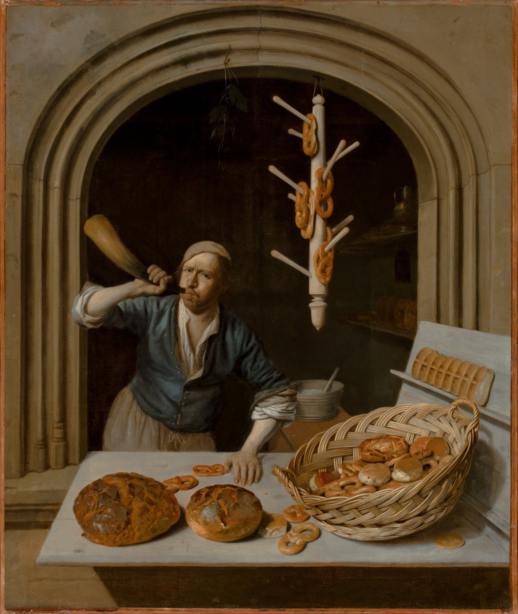 الخباز ، c.1681 بواسطة Job Berckheyde