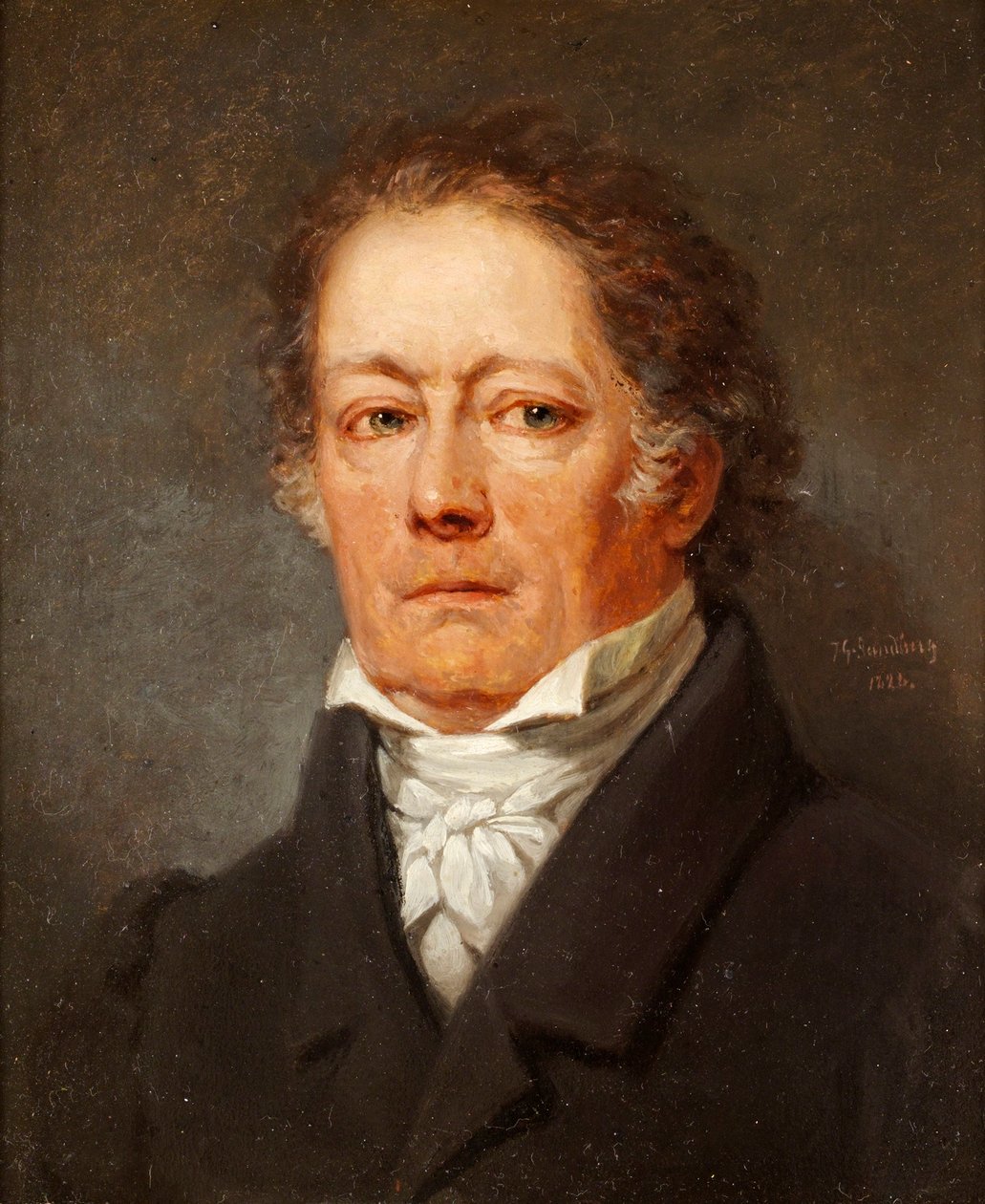 الكاهن والريكسدمان والكاتب الكونت فردريك بوجيسلاوس فون شويرين 1764-1834 بواسطة يوهان جوستاف ساندبرج