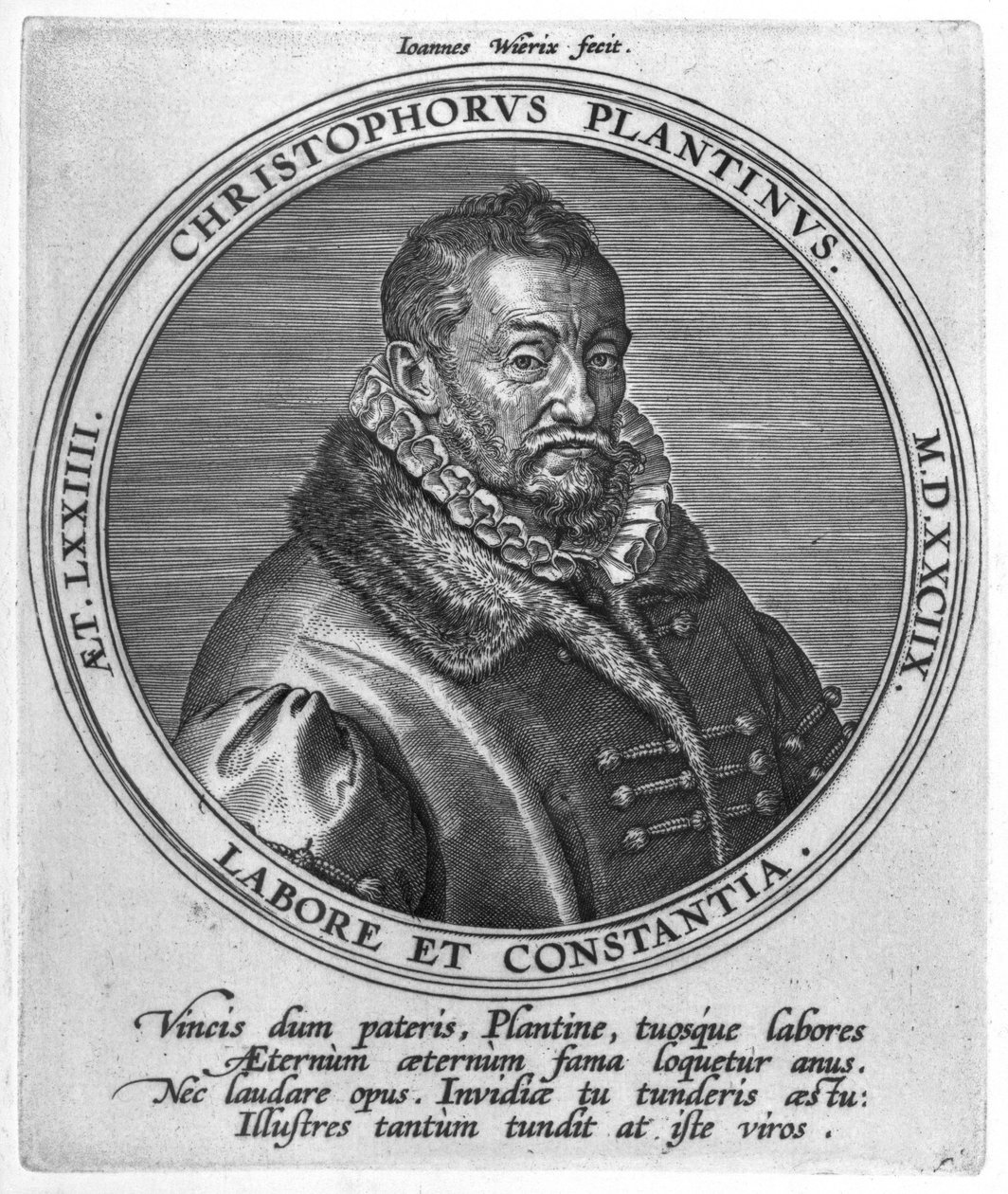 كريستوف بلانتين (c.1520-89) بواسطة يوهان ويريكس
