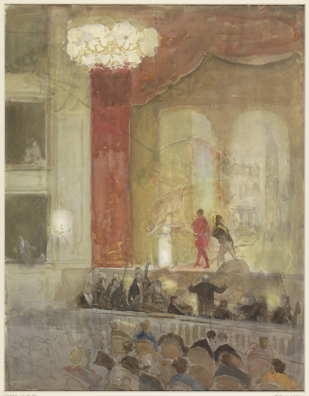 Princesse Schouwburg في لاهاي أثناء أداء عطيل بواسطة جوهان أنتوني دي جونج
