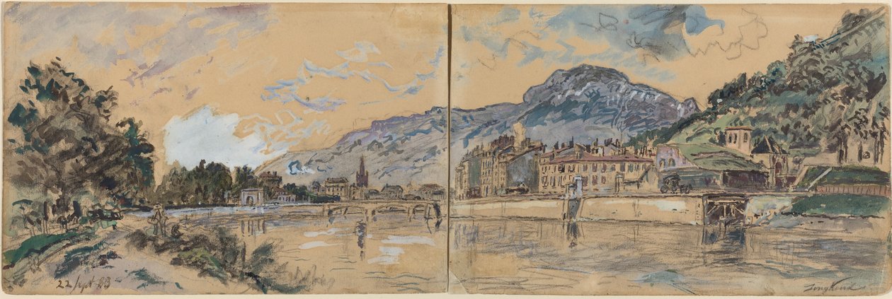 غرونوبل ، 1883. بواسطة يوهان بارثولد جونغكيند