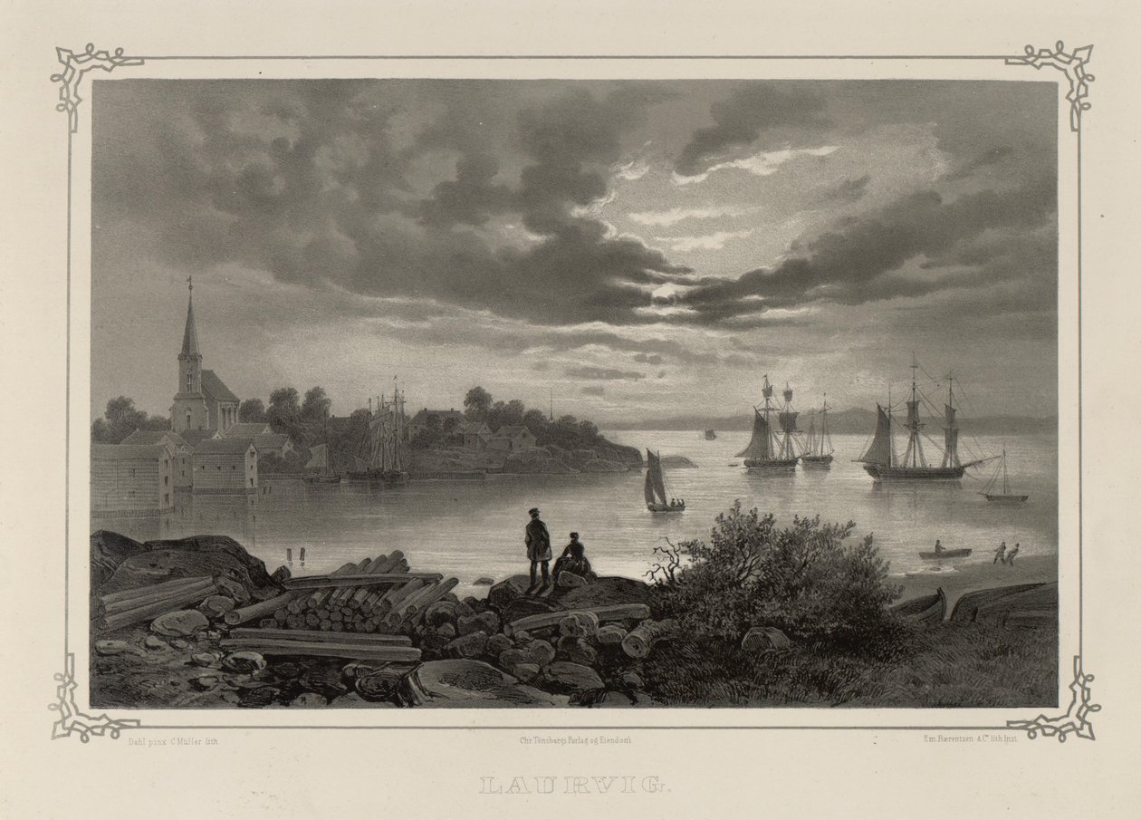 رسم توضيحي مأخوذ من كتاب النرويج الذي أنتجه في رسومات Asbjørnsen، P.Chr. ونشره Chr. Tønsberg (رقم ، 1848) بواسطة يوهان كريستيان دال