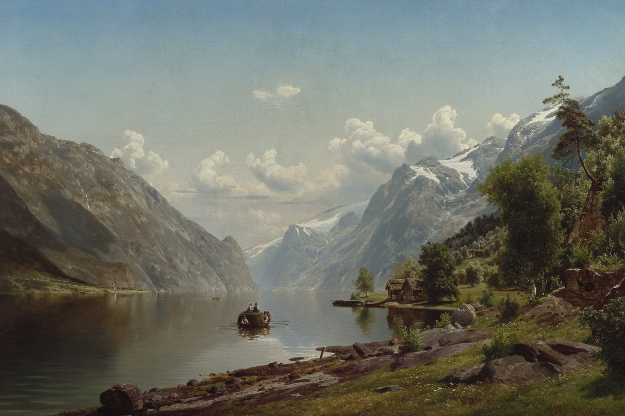 من Hardangerfjord بواسطة يوهان فريدريك إكرسبيرج
