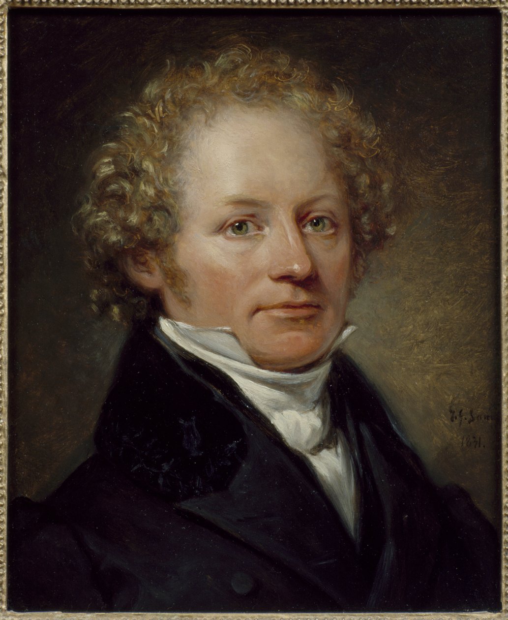 صورة لبير دانيال أماديوس أتيربوم (1790-1855) ، بقلم ساندبرج ، يوهان جوستاف (1782-1854). زيت على خشب بواسطة يوهان جوستاف ساندبرج