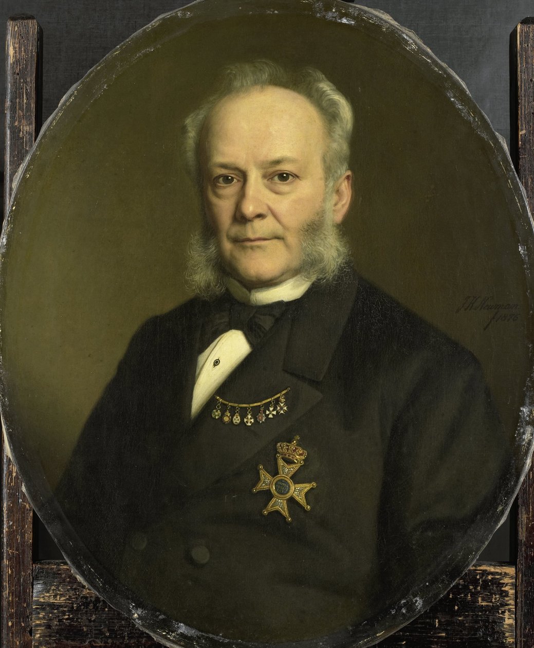 بيتر ميجر (1812-1881). الحاكم العام لجزر الهند الشرقية الهولندية بواسطة يوهان هاينريش نيومان