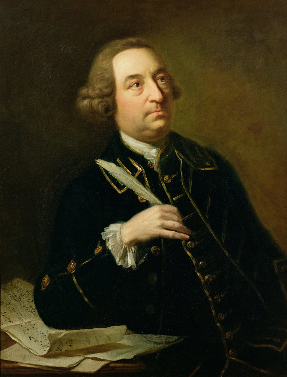صورة لجون كريستوفر سميث (1712-1795) ، موسيقي و amanuensis من Handel بواسطة يوهان جوزيف زوفاني
