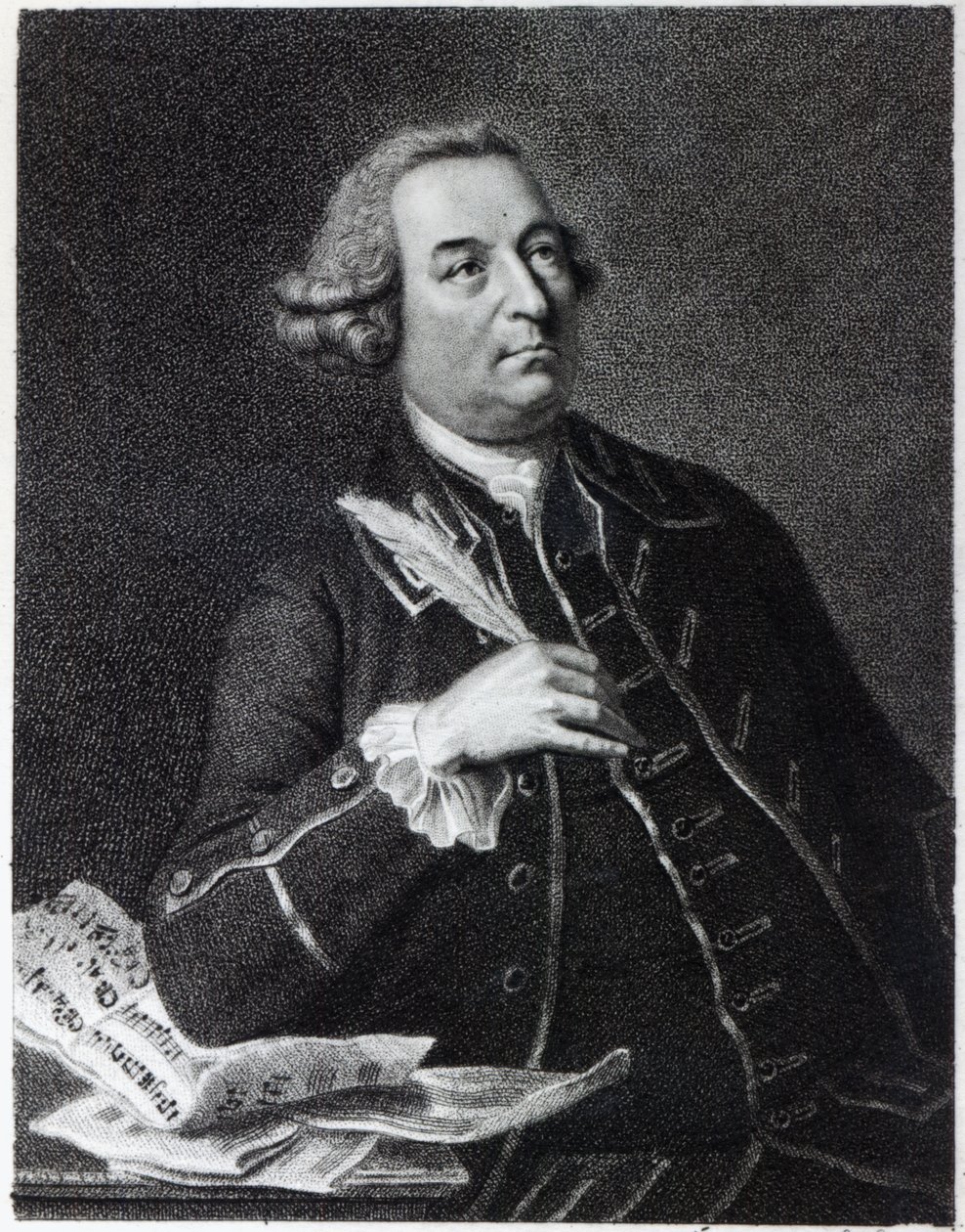 صورة لجون كريستوفر سميث (1712-1795) ، موسيقي و amanuensis من Handel بواسطة يوهان جوزيف زوفاني
