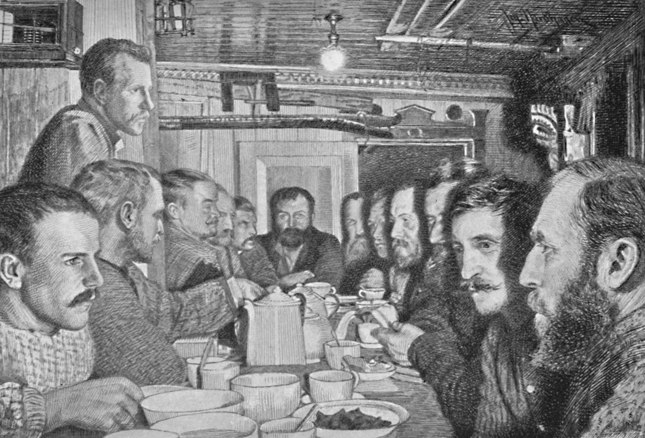 على مائدة العشاء ، 14 فبراير 1895 ، 1895 ، 1897 بواسطة يوهان نوردهاجين