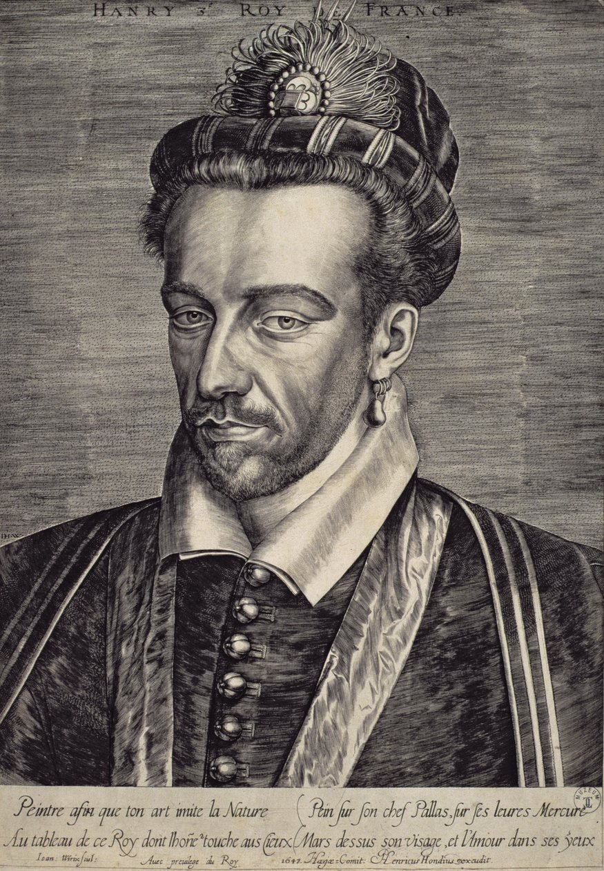 هنري الثالث فالوا (1551-89) بواسطة يوهان ويريكس
