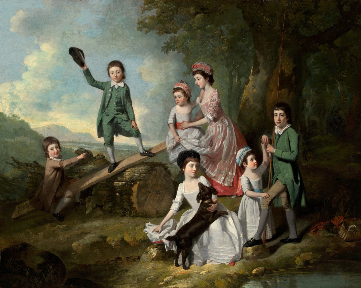 أطفال لافي ، ج. 1770. بواسطة يوهان زوفاني