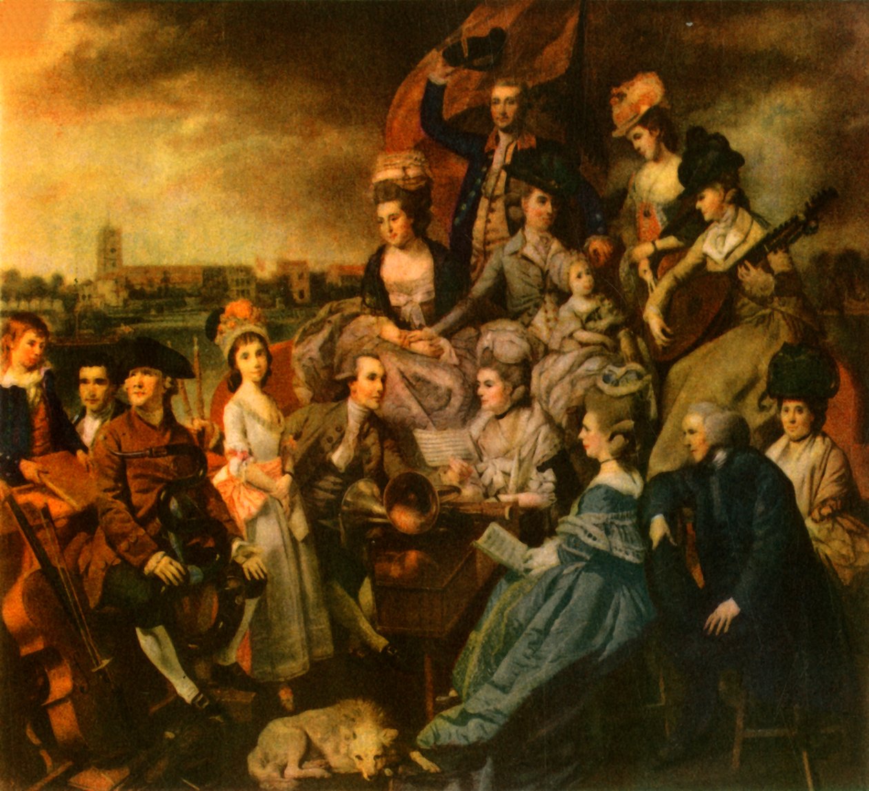 "عائلة شارب" ، 1779-1781 ، 1942. بواسطة يوهان زوفاني