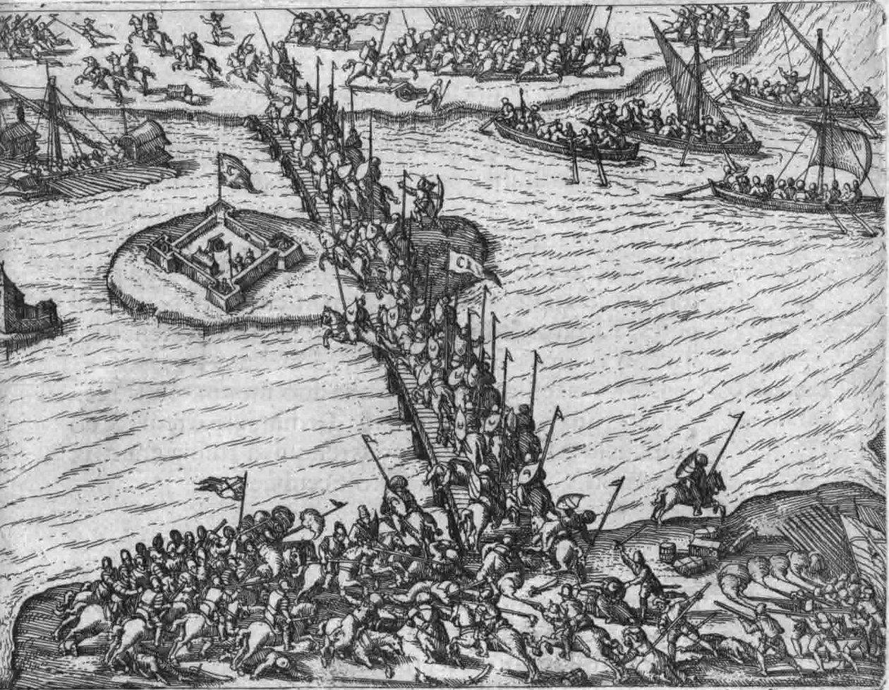 Sigismund Báthory هزم الأتراك في Giurgiu ، أكتوبر 1595 بواسطة يوهان آدم لونير