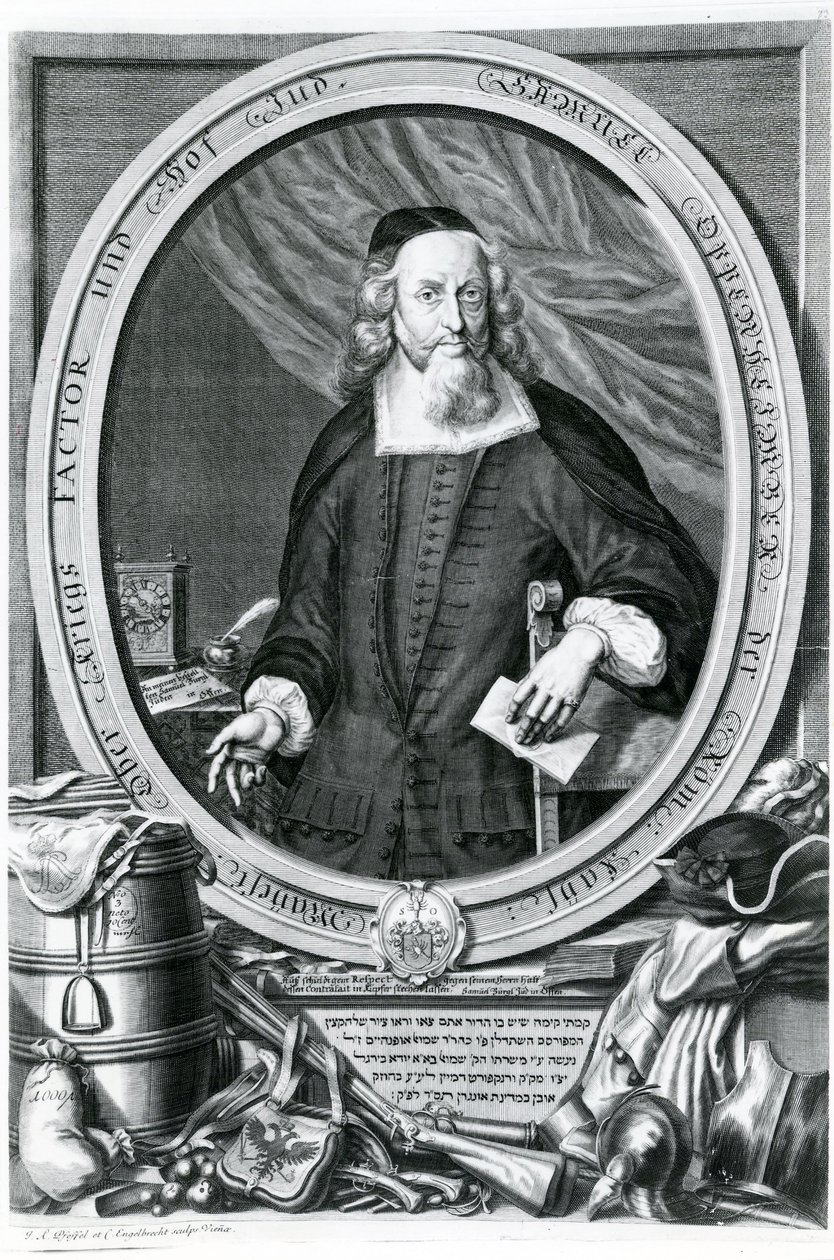 صموئيل أوبنهايمر (1630-1703) بواسطة يوهان أندرياس بفيفيل