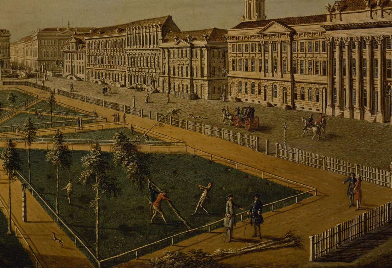 منظر لـ Wilhelmsplatz من الشمال ، 1773 بواسطة يوهان فريدريش ماير