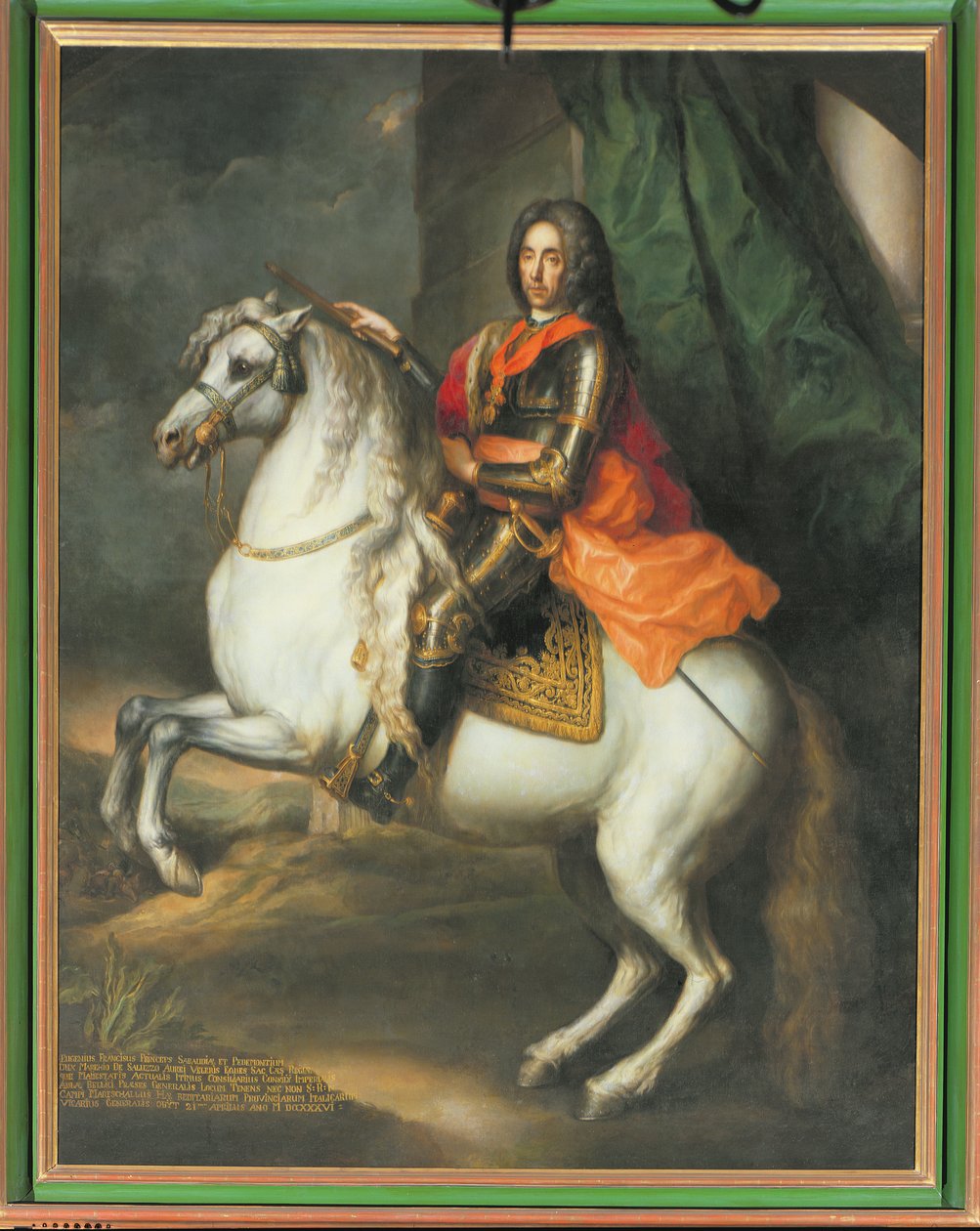 صورة الفروسية للأمير يوجين من سافوي (1663-1736) بواسطة يوهان جوتفريد أويرباخ