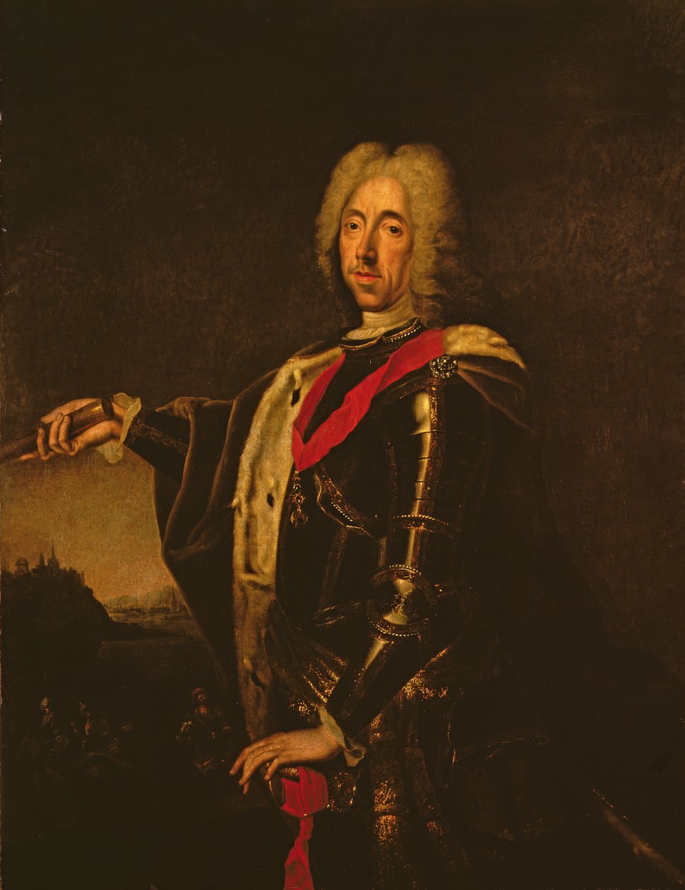 صورة للأمير يوجين من سافوي ، 1730s بواسطة يوهان كوبيتسكي