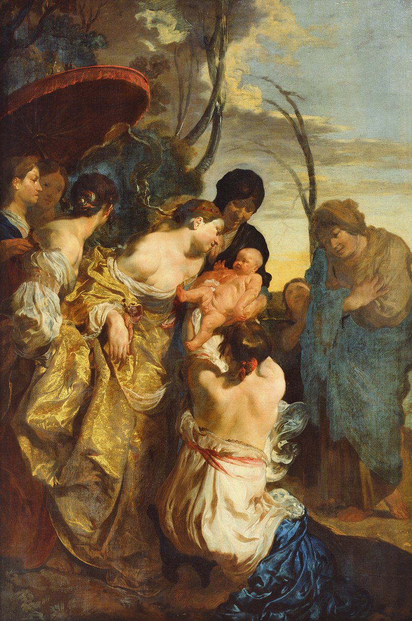 موسى انقذ من الغرق ، ج. 1625-31 بواسطة يوهان ليس أو ليس أو من ليس