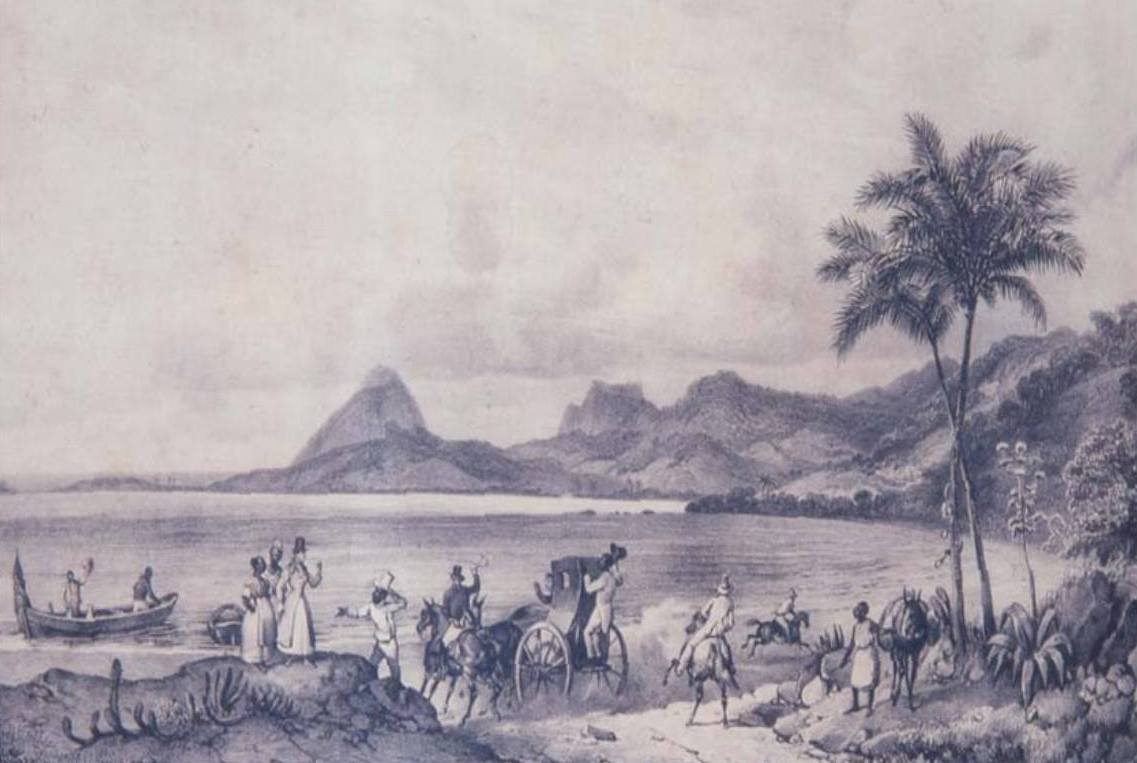 Lagoa das Tretas الآن Rodrigo de Freitas Lagoon بواسطة يوهان موريتز روجينداس