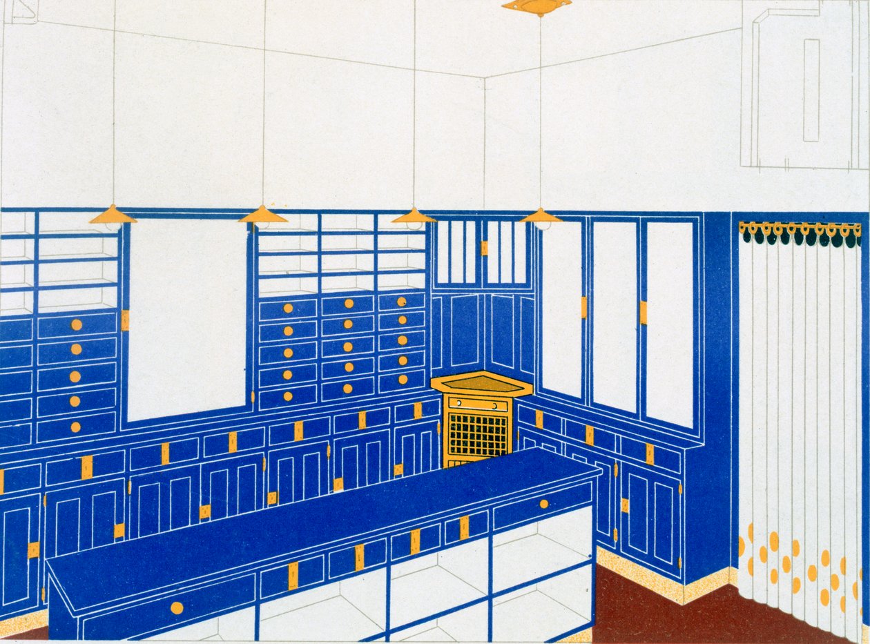 Das Interieur IV ، متجر قفازات ، 1906 بواسطة يوهان ستوبنر