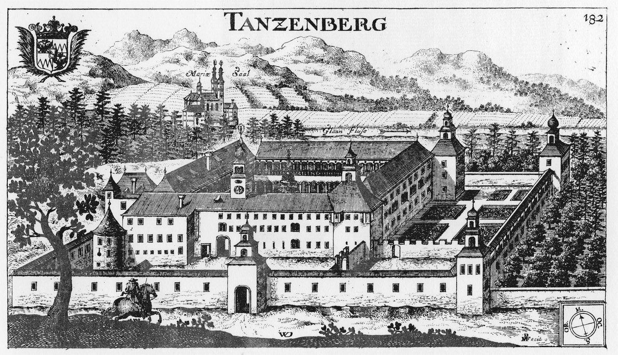 القلعة Tanzenberg في سانكت فيت آن دير جلان - كارينثيا - النمسا - الاتحاد الأوروبي بواسطة يوهان ويكهارد فون فالفاسور