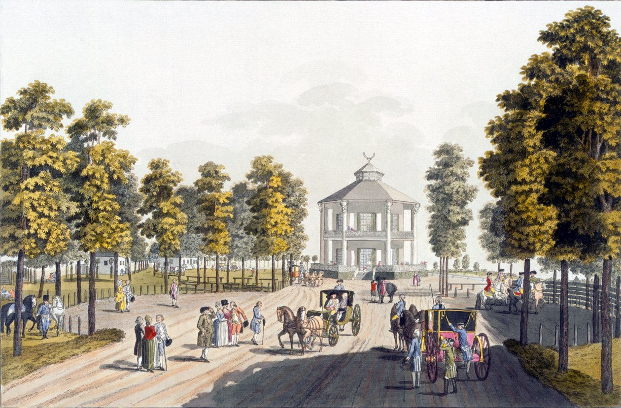 The Summerhouse at Prater ، فيينا ، 1792 بواسطة جون زيجلر