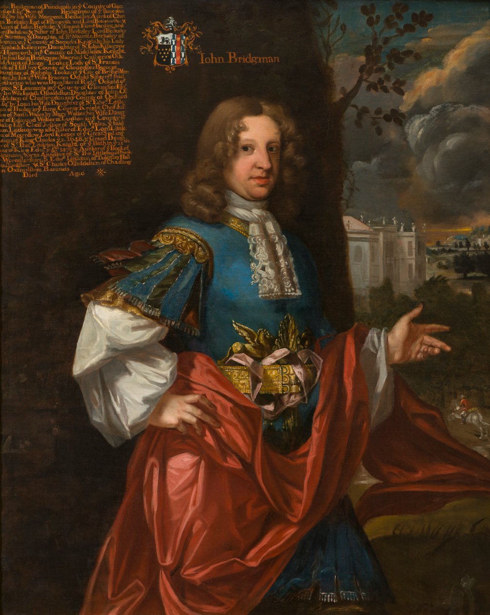 صورة جون بريدجمان من برينكناش (1655-1729) ، 1680-1711 (زيت على قماش) بواسطة يوهان (Attr.to) كلوسترمان