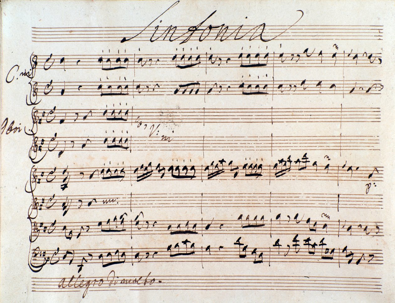 الصفحة الأولى من النتيجة الموسيقية لأدريانو في سيريا بواسطة J A Hasse (1752) بواسطة يوهان أدولف هاس