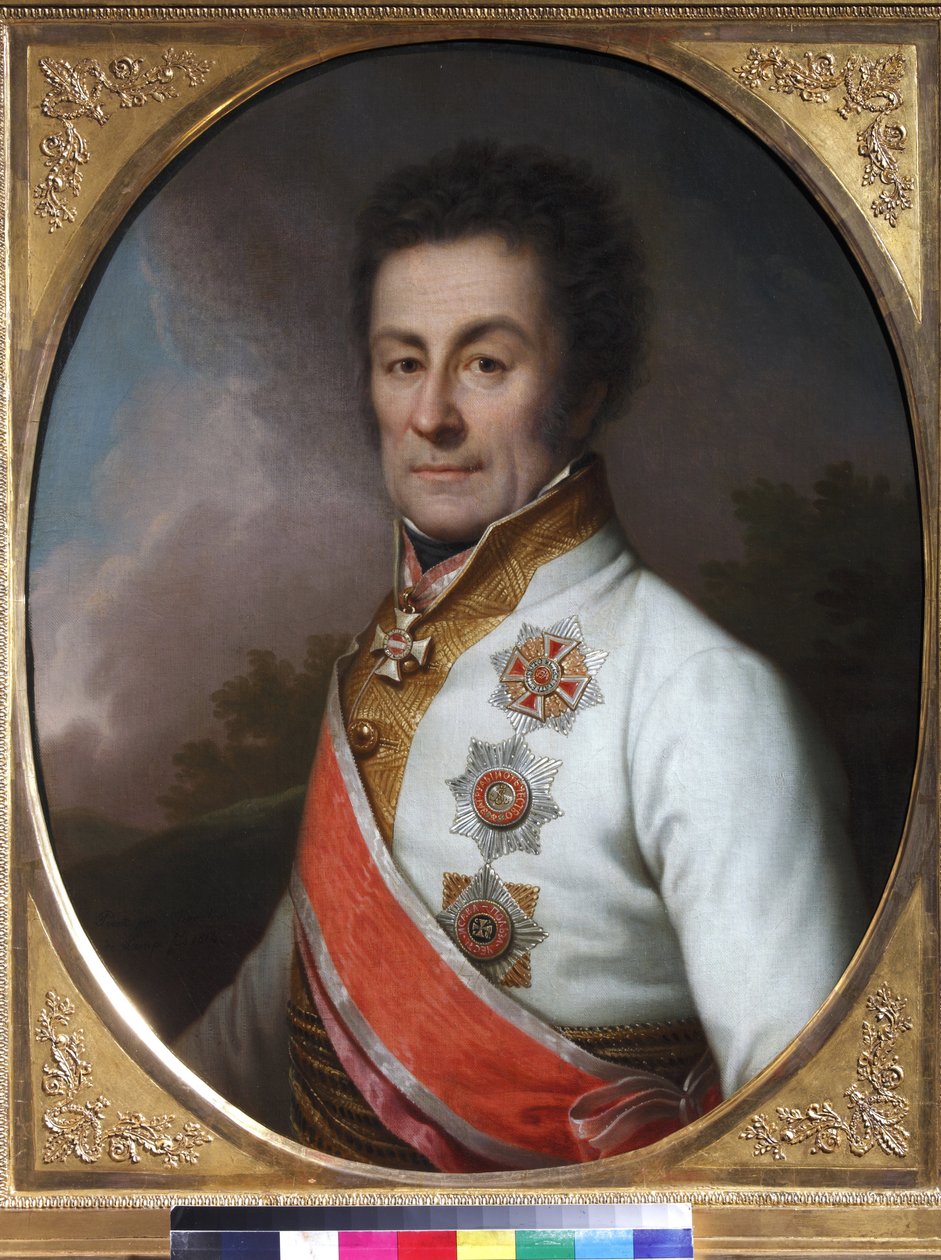 لي جنرال يوهان فون كلينو وجانوفيتز - صورة للجنرال يوهان جراف فون كلينو (1758-1819) - يوهان المعمداني فون لامبي ، الأصغر (1775-1837). زيت على قماش بواسطة يوهان المعمدان الثاني لامبي