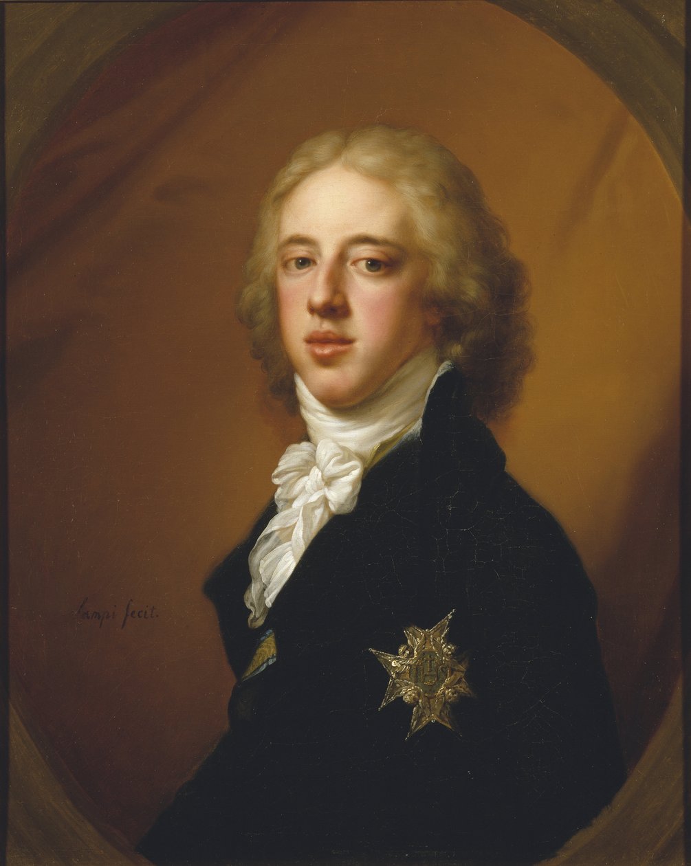 غوستاف الرابع أدولف دي سويدي - صورة غوستاف الرابع أدولف السويدي (1778-1837) ، بقلم لامبي ، يوهان بابتيست فون ، الأكبر (1751-1830). زيت على قماش. الأبعاد: 19.4x14.2 سم. المتحف الوطني ستوكهولم بواسطة يوهان بابتيست الأول لامبي