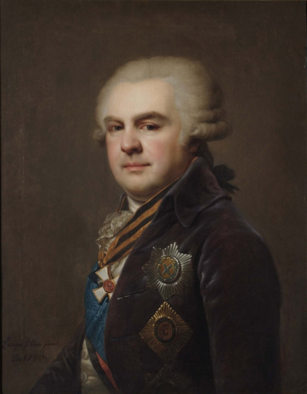 صورة للكونت الكسندر نيكولايفيتش سامويلوف 1744-1814 ، 1796 بواسطة يوهان المعمدان لامبي الأصغر