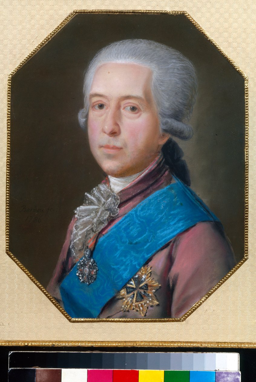 صورة للكونت ميخائيل ميخائيلوفيتش غوليتسين (1731-1806) - رسم يوهان باردو (1745-1788) بواسطة يوهان باردو