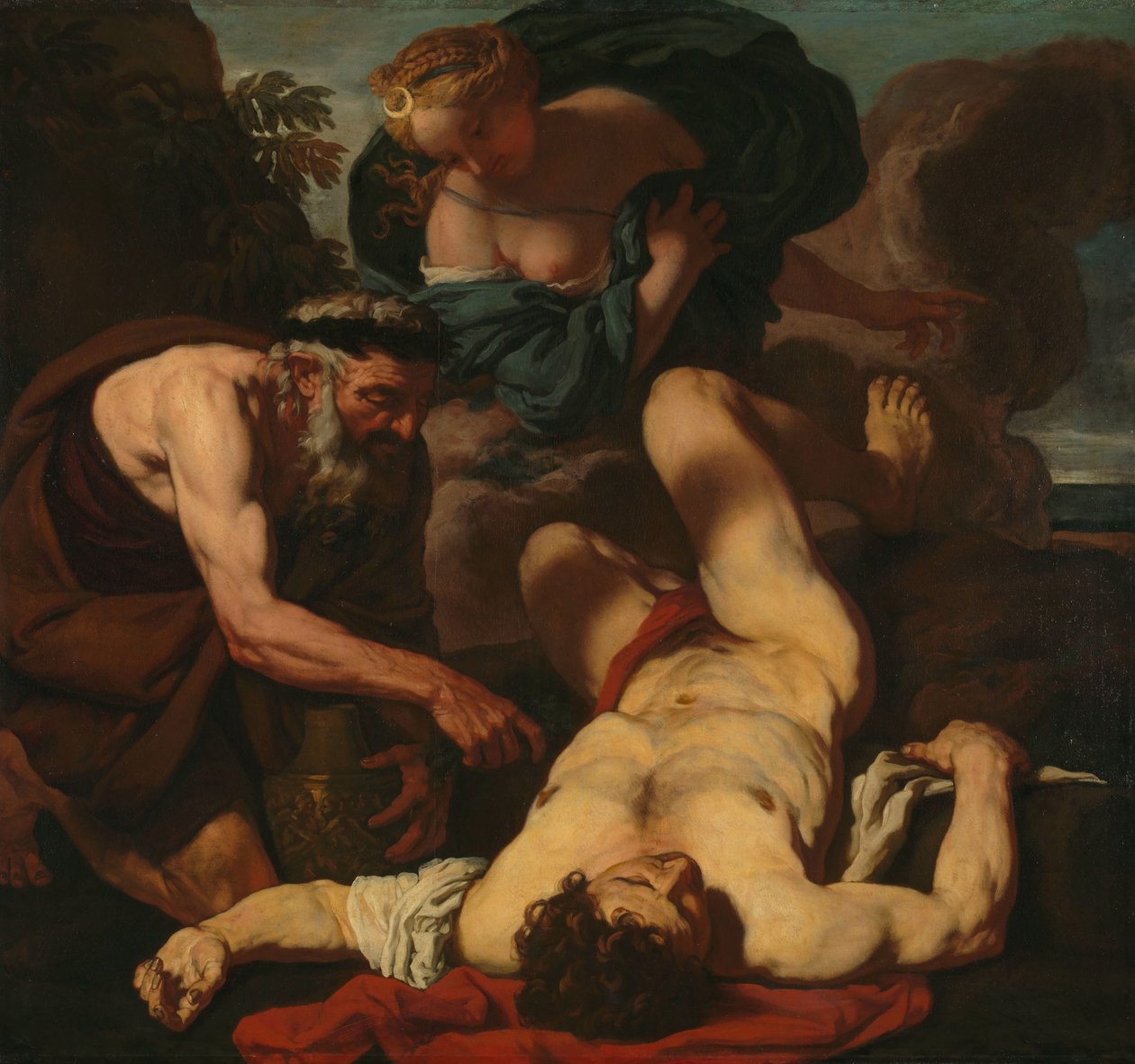 سيلين وإنديميون (كان يُعرف سابقًا باسم The Death of Orion) بواسطة يوهان كارل لوث (منسوب إلى)