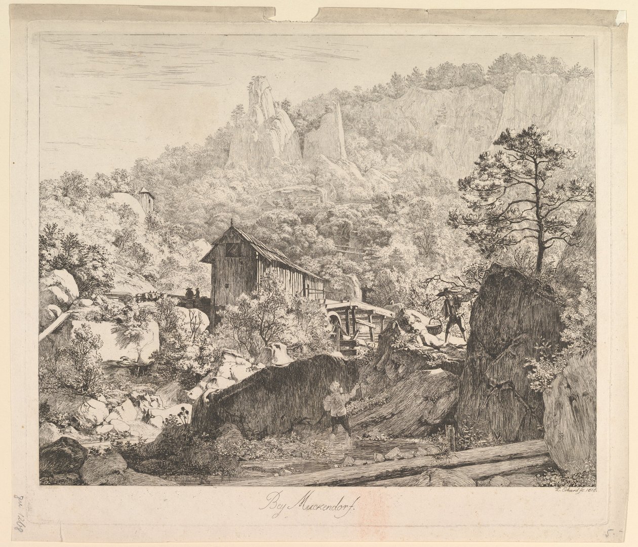 حول Muckendorf ، 1818. بواسطة يوهان كريستيان ارهارد