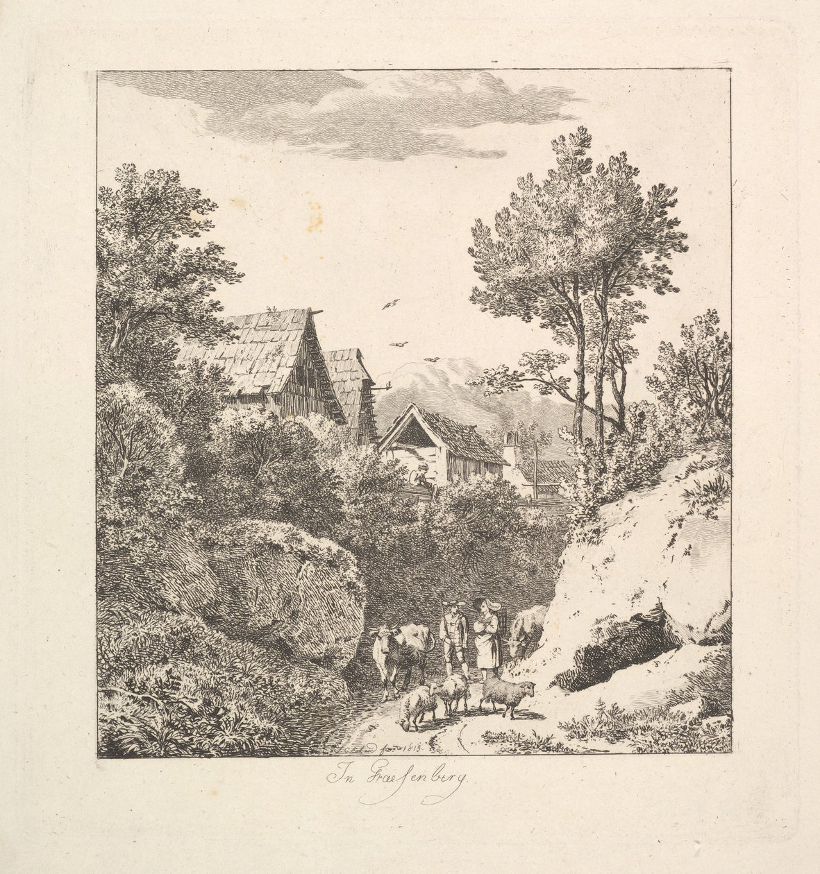 في ريجنبرج ، 1815. بواسطة يوهان كريستيان ارهارد