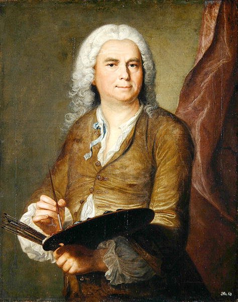 يوهان الكسندر ثيل (1685-1752) (زيت على قماش) بواسطة يوهان كريستيان فيدلر