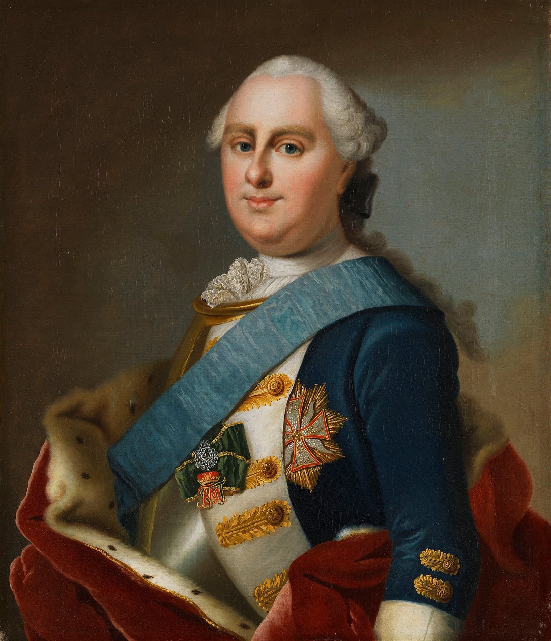 صورة للأمير جورج وليام من هيس دارمشتات 1722-1782 ، حوالي 1760. بواسطة يوهان كريستيان فيدلر