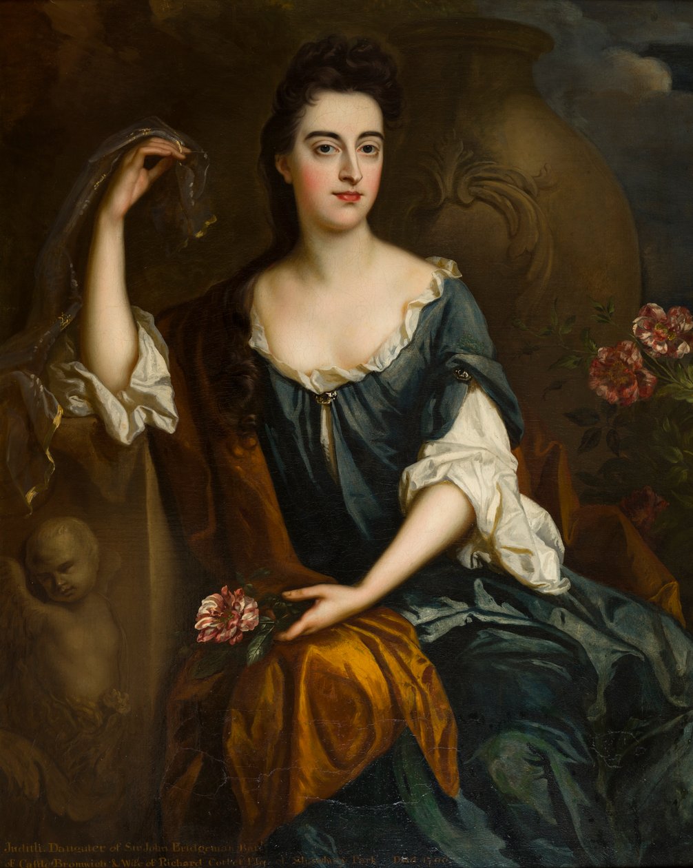 صورة للسيدة جوديث كوربيت ، 1680-1710 (زيت على قماش) بواسطة يوهان كلوسترمان