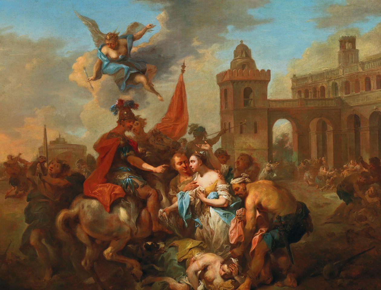 رومولوس وهيرسيليا ، حوالي 1764-1765. بواسطة يوهان كونراد سيكاتس