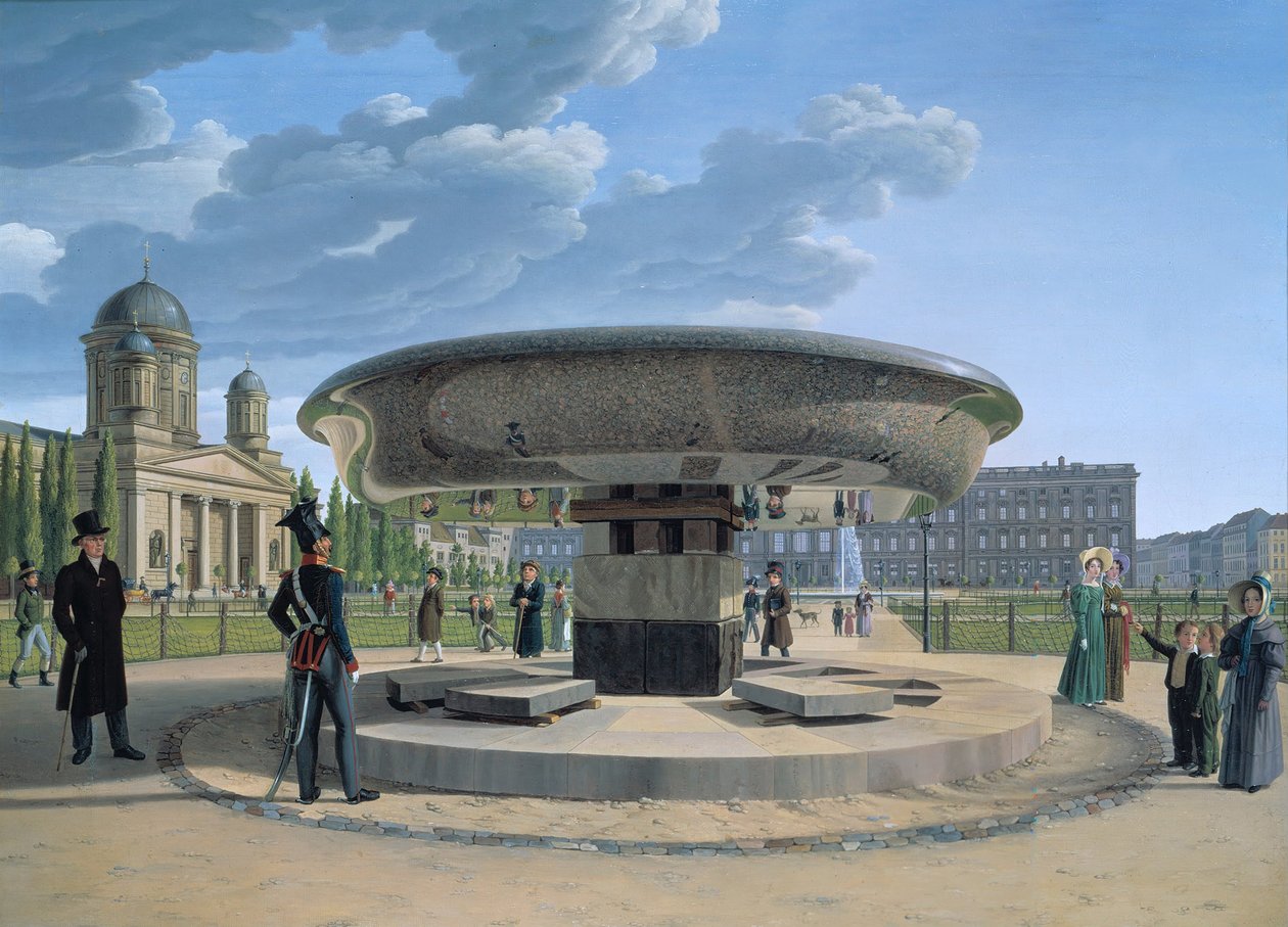 صحن الجرانيت في برلين Lustgarten ، 1831 بواسطة يوهان اردمان هاميل