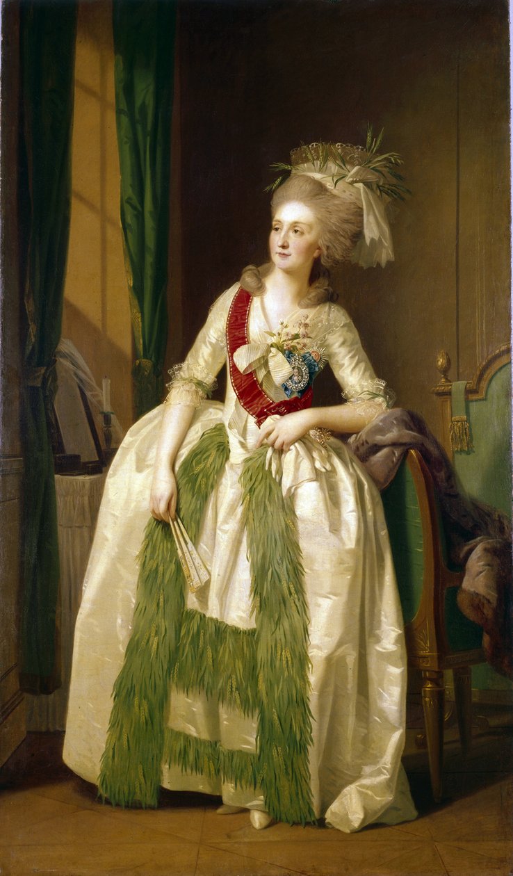 صورة للأميرة ناتاليا فلاديميروفنا سالتيكوفا (1737-1812). (صورة للأميرة نيفادا سالتيكوفا). لوحة ليوهان فريدريش أوجست تشبين (1750-1812) ، زيت على قماش ، حوالي 1780. الفن الألماني بواسطة يوهان فريدريش أوغست تيشبين