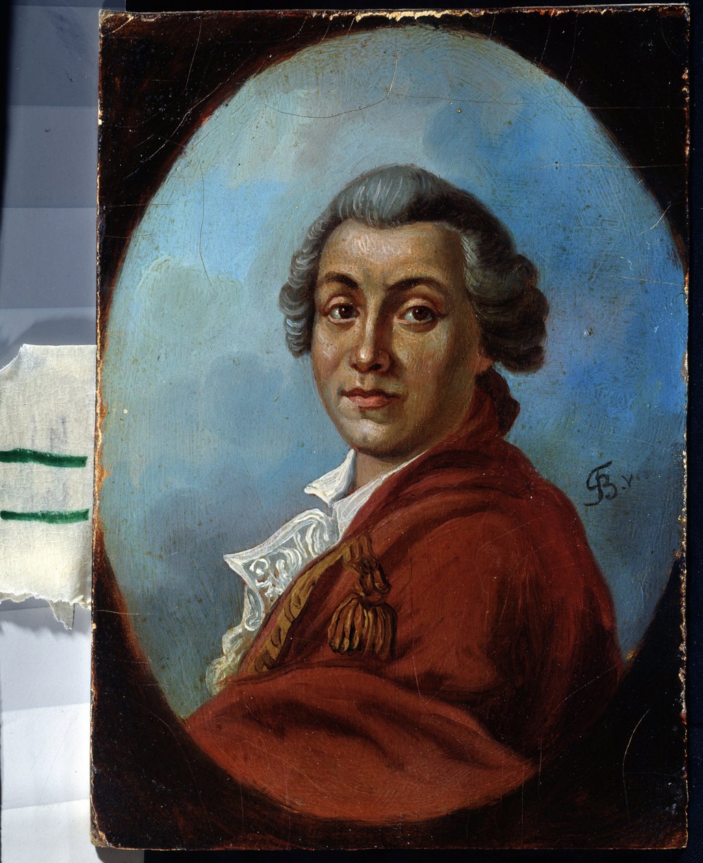 Portrait du poete الكسندر سوماروكوف (1717-1777) (صورة الشاعر الكسندر سوماروكوف). رسم يوهان فريدريش أوجوست تيشباين (1750-1812). Huile sur Toile بواسطة يوهان فريدريش أوغست تيشبين