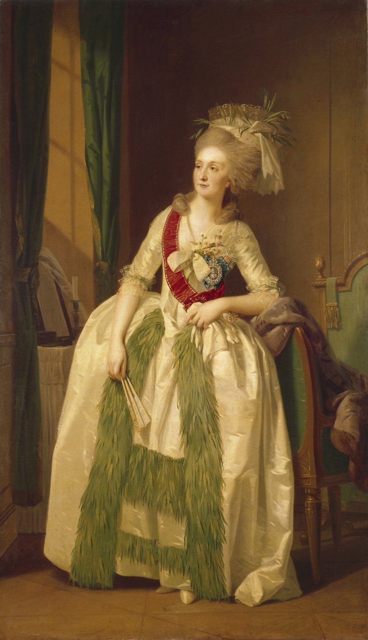 صورة للأميرة ناتاليا فلاديميروفنا سالتيكوفا ، 1780 بواسطة يوهان فريدريش أوغست تيشبين