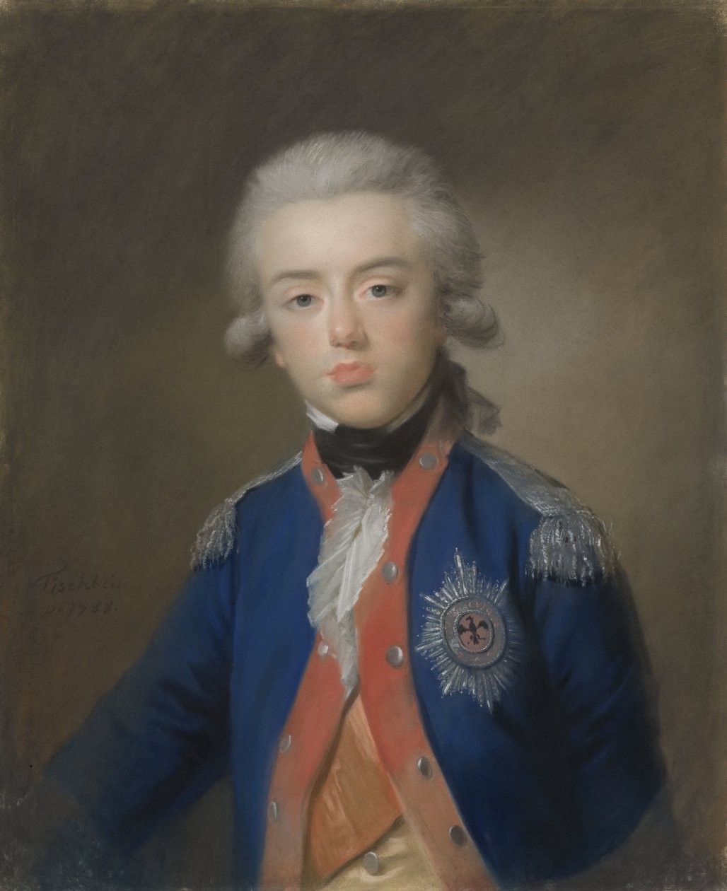 فيليم جورج فريدريك (فريدريك ؛ 1774-99) ، أمير أورانج ناسو. ابن الأمير وليام الخامس بواسطة يوهان فريدريش أوغست تيشبين