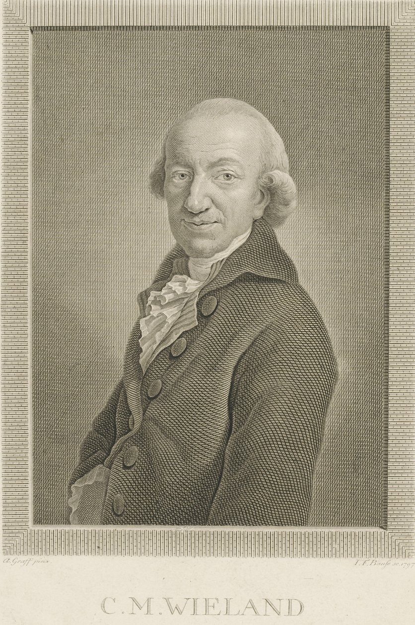 صورة للشاعر والكاتب كريستوف مارتن ويلاند 1733-1813 ، 1797. بواسطة يوهان فريدريش بوس