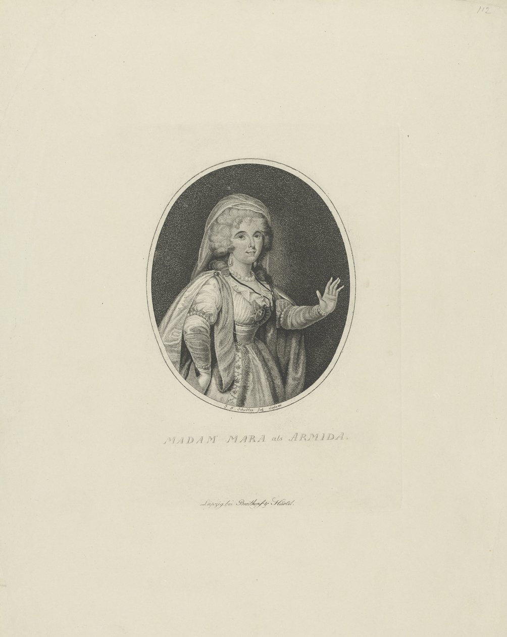 جيرترود إليزابيث مارا ، ني شميلنج 1749-1833 باسم أرميدا ، 1801. بواسطة يوهان فريدريش شروتر