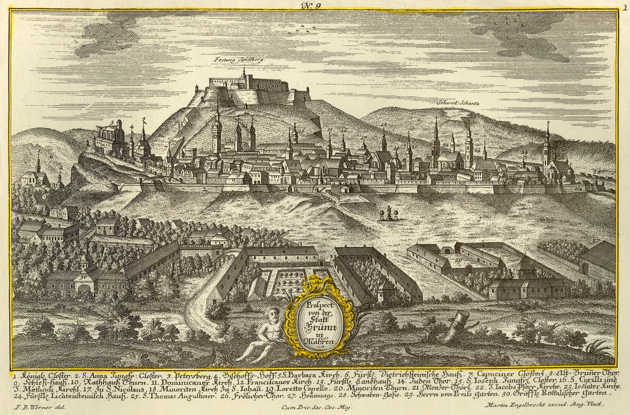 برنو ، c1740. بواسطة يوهان جورج رينجلين