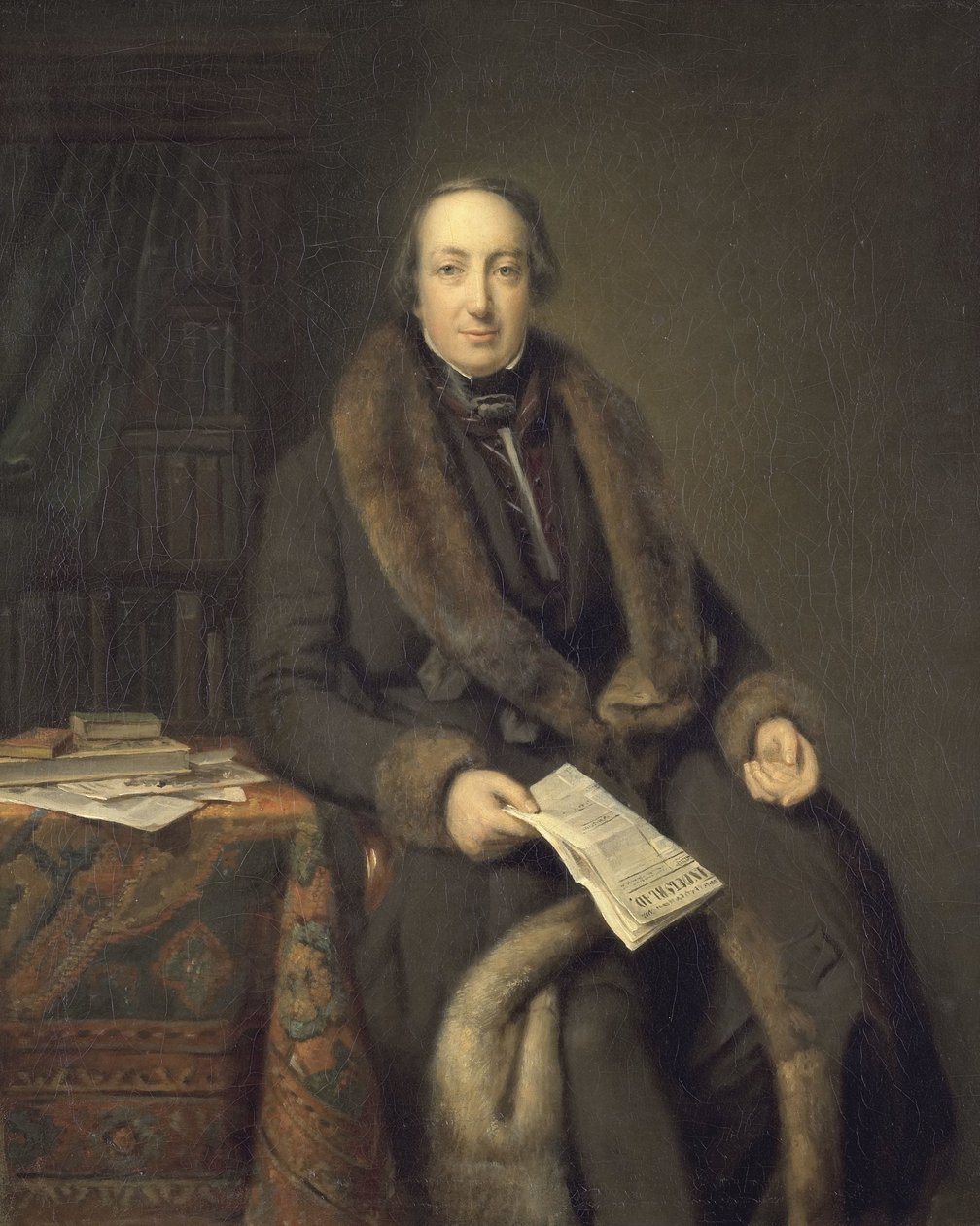 بيتر أرنولد ديديريتش (1804-1874). بائع كتب في أمستردام ومؤسس شركة Algemeen Handelsblad عام 1828 بواسطة يوهان جورج شوارتز (منسوب إلى)