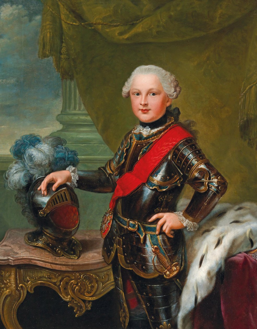 صورة تشارلز الثاني أغسطس 1746-1795 ، دوق زويبروكن ، 1757. بواسطة يوهان جورج زيسينيس الأصغر