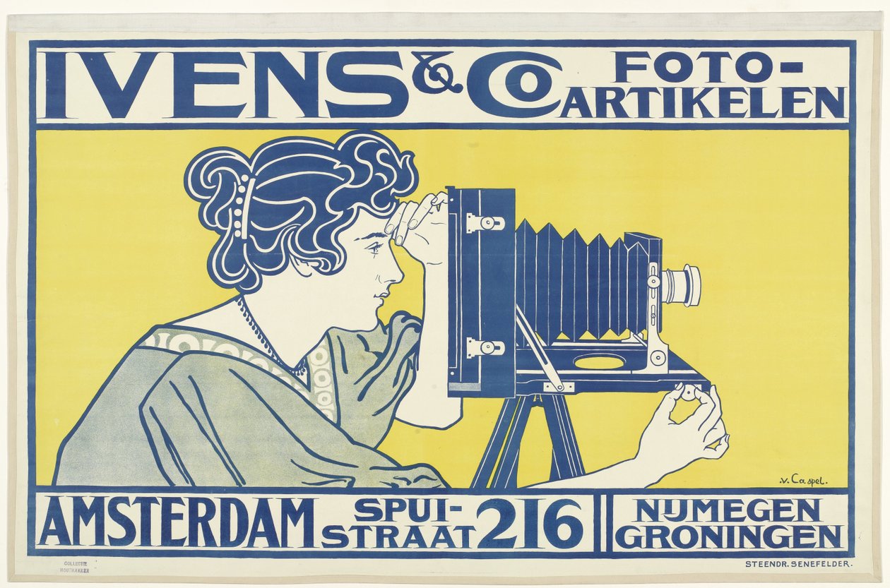 ملصقات إعلانية لشركة Ivens & Co و Guy de Coral & Co إيفينز وشركاه. مقالات الصور. Amsterdam Spuistraat 216 Nijmegen ، جرونينجن (العنوان على الكائن) بواسطة يوهان جورج فان كاسبيل