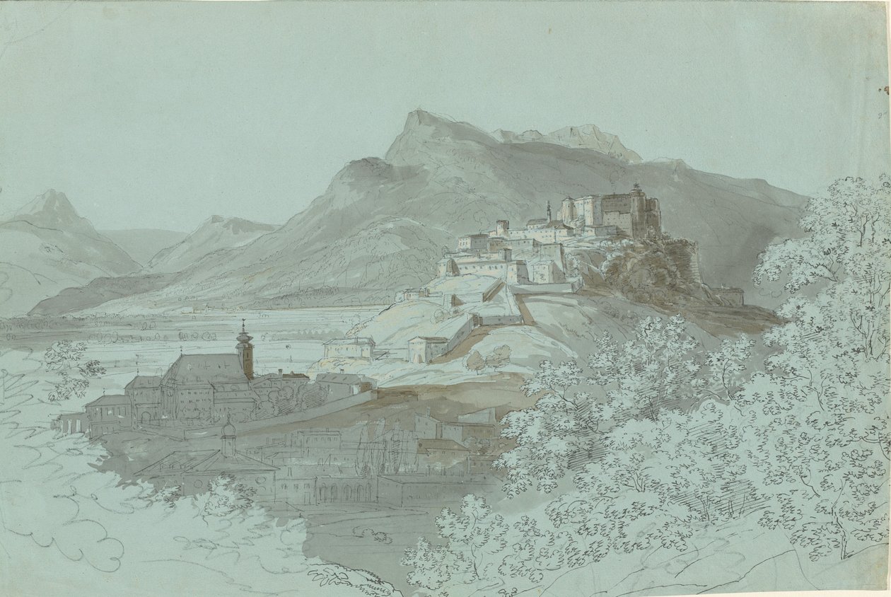 منظر لسالزبورغ ، 1820. بواسطة ماكسيميليان يوهان جورج فون ديليس